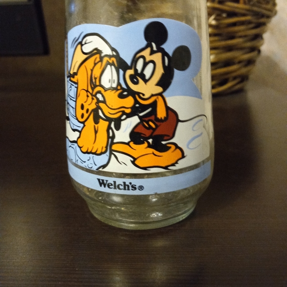 Welch's/ Disney Other - Vintage Welch's Mickey & #1 Friend in need Pluto Jelly Jar
